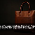 Halaman produk e-commerce yang teroptimasi dengan desain modern dan jelas