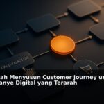 Ilustrasi proses customer journey dalam kampanye digital marketing